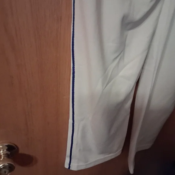 Champro Adult Large Baseball Pants, White With Blue Stripe Sports - Picture 6 of 7